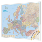 Mapa korkowa Europy - kodowa